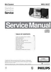 Philips MAS-100/37 Service Manual