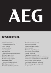 AEG BSS18C12ZBL-0 Instruction Manual