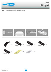 Whispbar K390 Fitting Instructions Manual