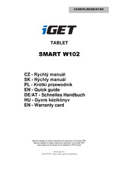 Iget SMART W102 Quick Manual