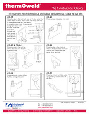 Burndy Continental Industries thermOweld CB-15 Instructions