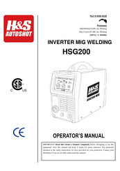 H&S AUTOSHOT HSW-6220 Operator's Manual