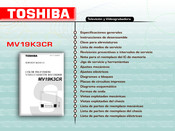Toshiba MV19K3CR Service Manual
