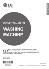 LG WDD71H62KC Owner's Manual