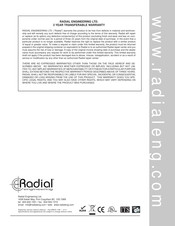 Radial Engineering OX8-r Manual