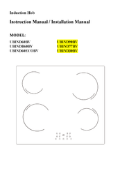 Reeva UBINDB60BV Instruction Manual / Installation Manual