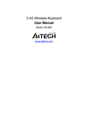 A4Tech GD-800 User Manual