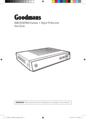 Goodmans GDB1225DTRXI User Manual