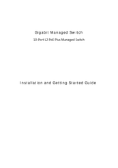 Repotec GE POE L2P-ESW10 Installation And Getting Started Manual