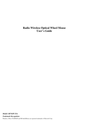 A4Tech RFSOP-35A User Manual