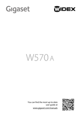 Gigaset WIDEX W570A Manual