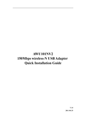 Azio AWU101NV2 Quick Installation Manual