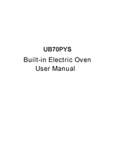 Reeva RUB70PYS User Manual