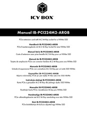 Icy Box IB-PCI224M2-ARGB Manual