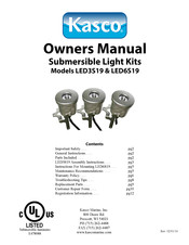 Kasco LED6S19-250 Owner's Manual