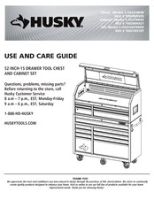Husky 1002806926 Use And Care Manual