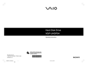 Sony VAIO VGP-UHDP04 Operating Instructions Manual