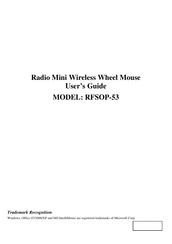 A4Tech RFSOP-53 User Manual