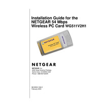 NETGEAR WG511V2H1 Installation Manual