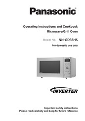 Panasonic Inverter NN-GD38H Operating Instruction And Cook Book