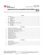 Texas Instruments bq24192EVM-021 User Manual