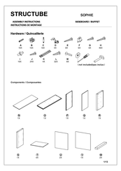 STRUCTUBE SOPHIE Assembly Instructions Manual