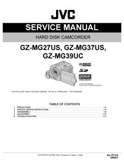 JVC GZ-MG27USM Service Manual