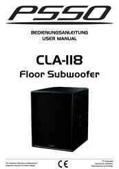 PSSO CLA-118 User Manual