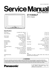 Panasonic CT-F2936LP Service Manual