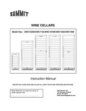 Summit Professional SWC1535BSSHV Instruction Manual