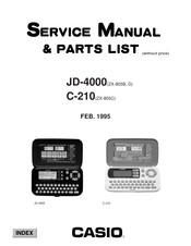 Casio JD-4000 Service Manual
