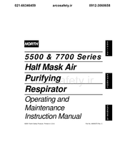 North 5500 series Operating And Maintenance Instruction Manual