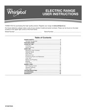 Whirlpool YWEC310S0FW0 User Instructions