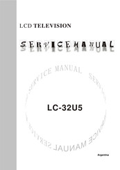 Sanyo LC-32U5 Service Manual