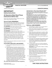 SNOWJOE SUNJOE MJ407ERM Operator's Manual