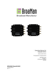 BroaMan REPEAT8-NANO-4OUT-3G Operating Manual