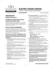 SNOWJOE 323E-PRO Operator's Manual