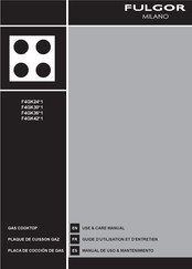 FULGOR F4GK30S1 Use & Care Manual