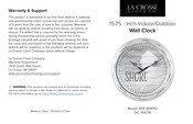 La Crosse Clock 404-3840NJ Manual