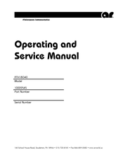 AR ATH18G40 Operating And Service Manual