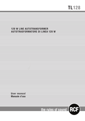 RCF TL128 User Manual