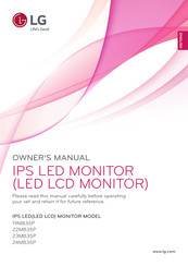 LG 24MB35P Owner's Manual