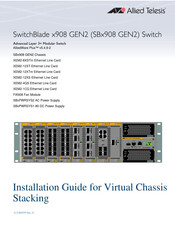 Allied Telesis SBx908 GEN2 Installation Manual