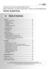 KRAUSE ClimTec 710123C1 Assembly Instructions And User's Manual