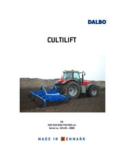 DALBO CULTILIFT 800 Manual