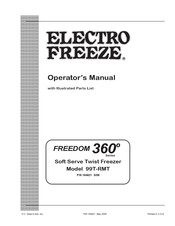 ELECTRO FREEZE 99T-RMT Operator's Manual