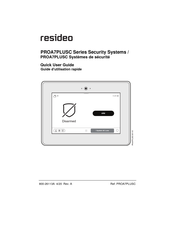 resideo PROA7PLUSC Series Quick User Manual