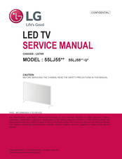 LG 55LJ55 Series Service Manual