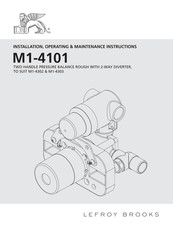 Lefroy Brooks M1-4101 Installation, Operating,  & Maintenance Instructions