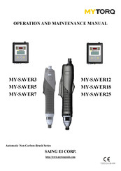 MYTORQ MY-SAVER25 Manual